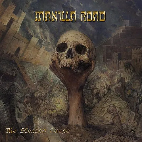 Manilla Road - Blessed Curse / After the Muse vinyl record cover