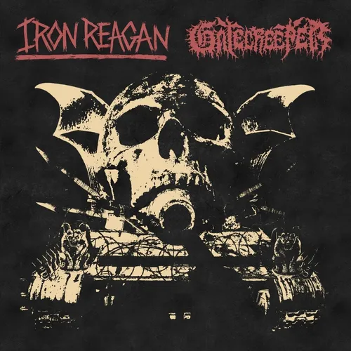Iron Reagan - Split vinyl record cover