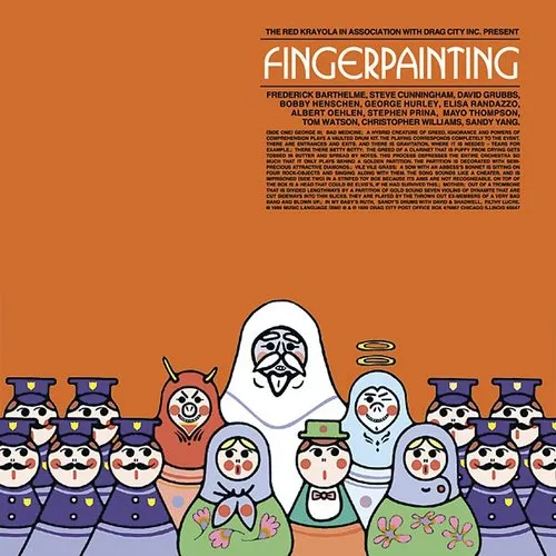 Red Krayola - Fingerpainting vinyl record cover