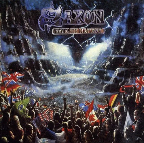 Saxon - Rock The Nations vinyl record cover