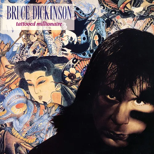 Bruce Dickinson - Tattooed Millionaire vinyl record cover