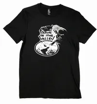 Down In The Valley - Down In The Valley 1974 Vintage Wizard Throwback Black T-Shirt [XL]