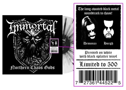 洋楽 Immortal Records Presents Immortal 'War Against All' LP Transparent Blue Vinyl w