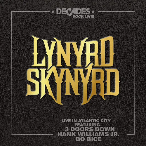 Lynyrd Skynyrd - Live In Atlantic City vinyl record cover