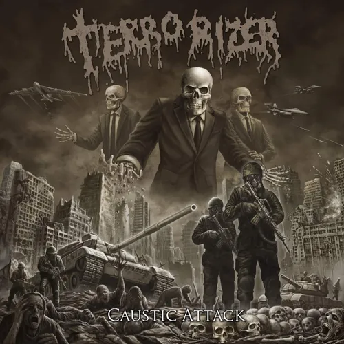 Terrorizer - Caustic Attack vinyl record cover