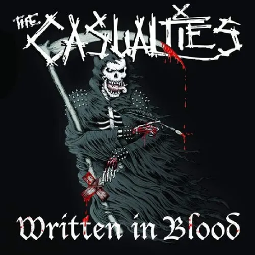 The Casualties - Written In Blood vinyl record cover