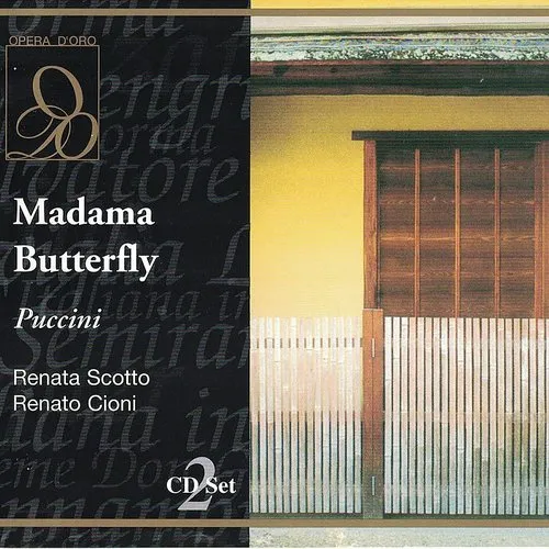 Giacomo Puccini - Madame Butterfly vinyl record cover