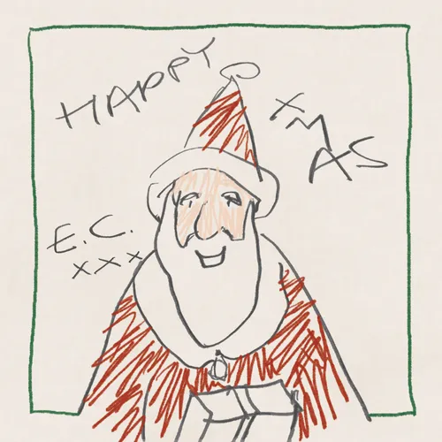 Eric Clapton - Happy Xmas vinyl record cover