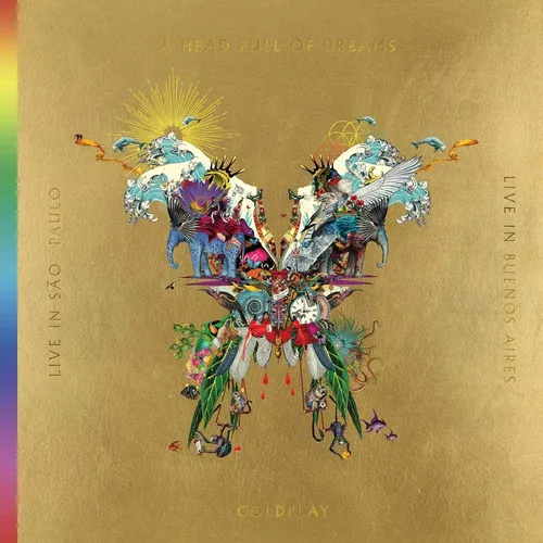 Coldplay - The Butterfly Package Live In Buenos Aires/Live In São Paulo/A Head Full Of Dreams Film vinyl record cover