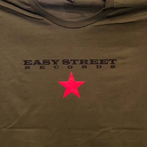 Easy Street Records - Mens Army Green T-Shirt [Large]