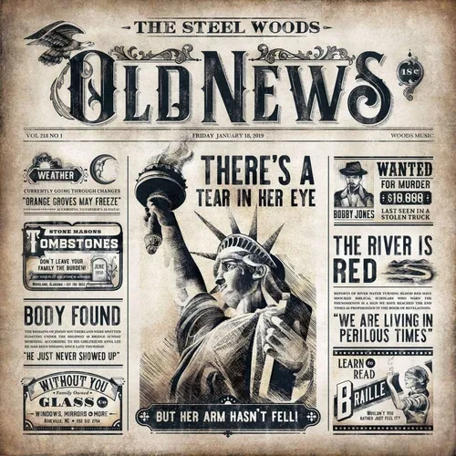 The Steel Woods - Old News vinyl record cover