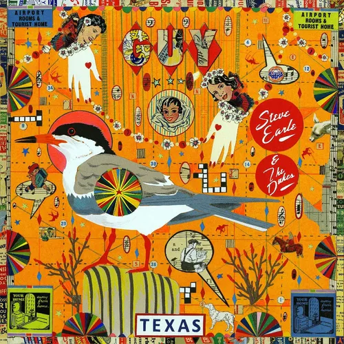 Steve Earle & The Dukes - GUY [Indie Exclusive Limited Edition TX to TN Clear LP]