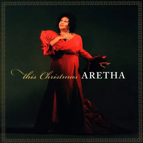 Aretha Franklin - This Christmas Aretha vinyl record cover