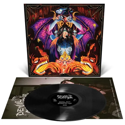 Devil Master - Satan Spits On Children Of Light (Blue) vinyl record cover