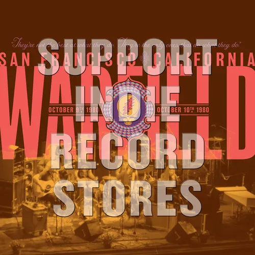 Grateful Dead - The Warfield, San Francisco, CA 10/9/80 & 10/10/80 vinyl record cover