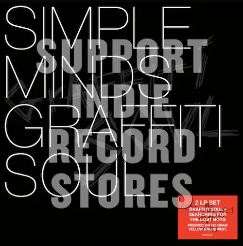 Simple Minds - Graffity Soul + Searching For The Lost Boys vinyl record cover