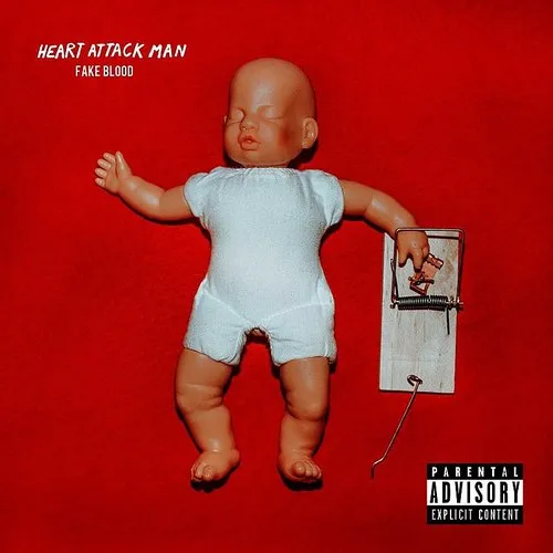Heart Attack Man - Fake Blood (Blk) [Clear Vinyl] (Red)