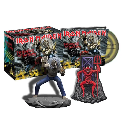 Iron Maiden - Number Of The Beast vinyl record cover