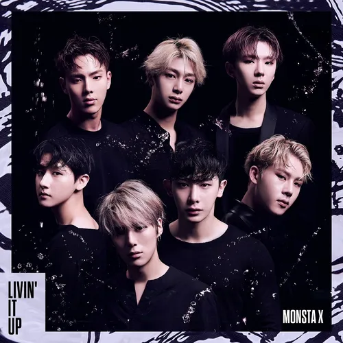Monsta X - Livin It Up (A Version) vinyl record cover