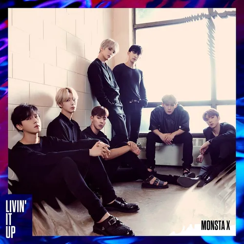 Monsta X - Livin It Up (A Version) vinyl record cover