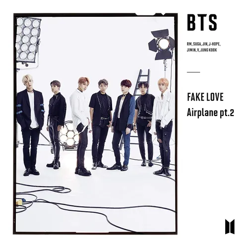 BTS - FAKE LOVE / Airplane pt.2 vinyl record cover