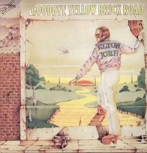 Elton John - Goodbye Yellow Brick Road vinyl record cover