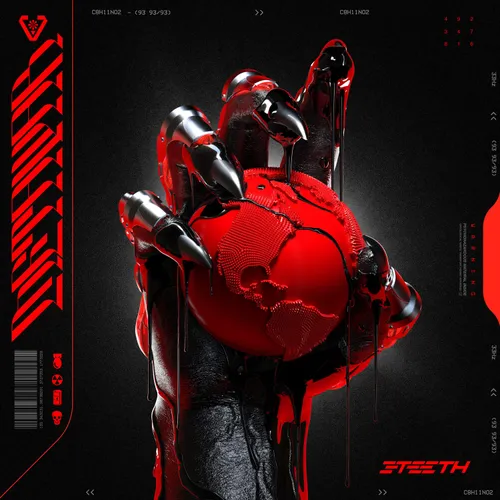 3teeth - Metawar vinyl record cover
