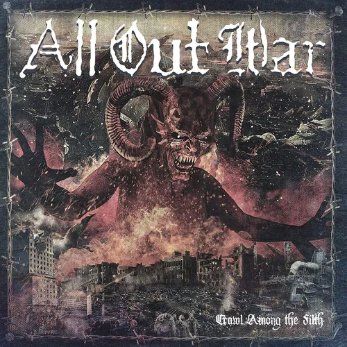 All Out War - Crawl Among The Filth vinyl record cover