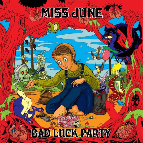 Miss June - Bad Luck Party vinyl record cover