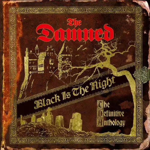 The Damned - Black Is the Night: The Definitive Anthology vinyl record cover