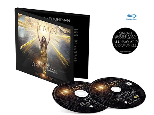 Sarah Brightman - Hymn In Concert vinyl record cover