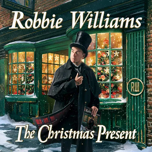 Robbie Williams - The Christmas Present vinyl record cover
