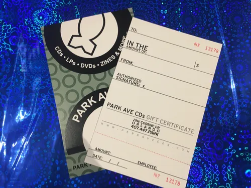 Park Ave CDs - $25 Gift Card (valid towards in-store purchases only)