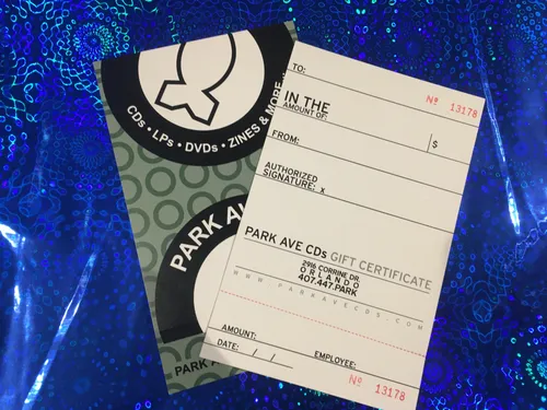 Park Ave CDs - $150 Gift Card (valid towards in-store purchases only)