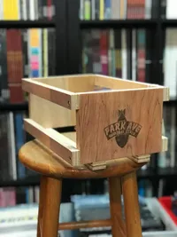 Park Ave CDs - Wooden LP Crate [7" Natural] (Request shipping in notes section of order!)
