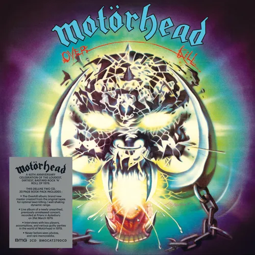 Motörhead - Overkill: 40th Anniversary Edition vinyl record cover