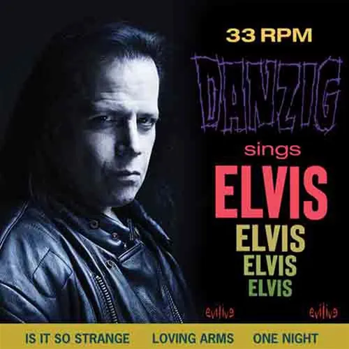 Danzig - Sings Elvis (Leopard Print Version) vinyl record cover