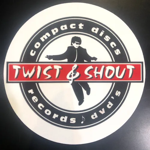 Twist & Shout Records - Twist & Shout Slipmat (Classic Logo White)