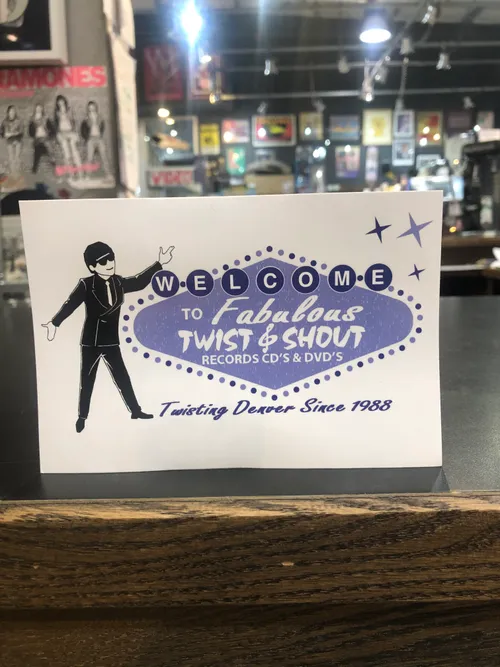 Twist & Shout Records - Twist & Shout Sticker (Vegas Logo)