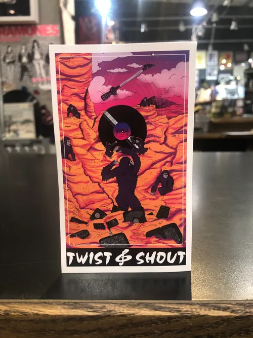 Twist & Shout Records - Twist & Shout Sticker (Edward Hill Design)