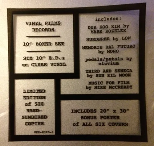 Mark Kozelek Various - Vinyl Films Record 10" Box Set