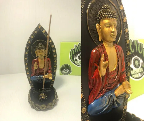  - Sitting Buddha Incense Burner