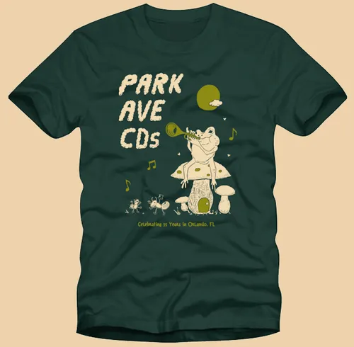 Park Ave CDs - 'Frog' Forest T-Shirt [Small]