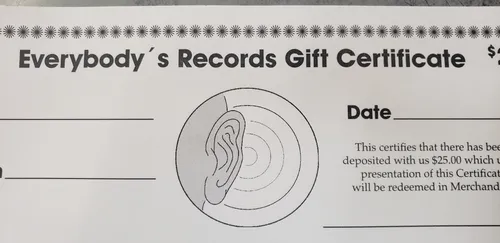 Everybodys Records - [$20.00] Gift Certificate