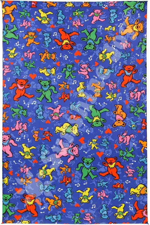 Grateful Dead - 3D Grateful Dead Jam Bears Tapestry 60x90