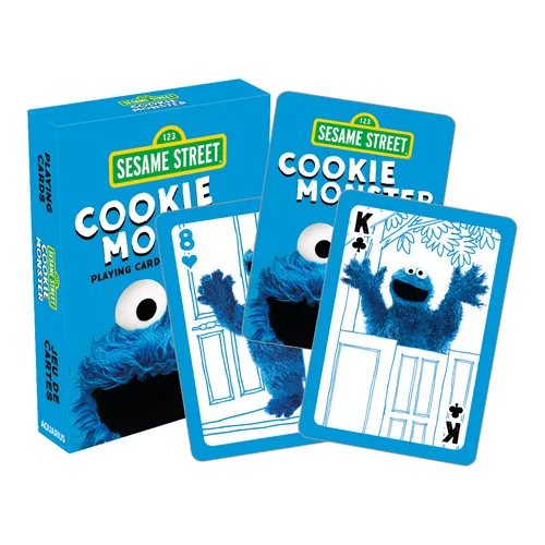 Cookie Monster - Sesame Street Cookie Monster Playing Cards Deck