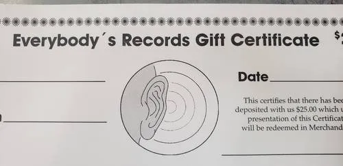 Everybodys Records - [$30.00] Gift Certificate
