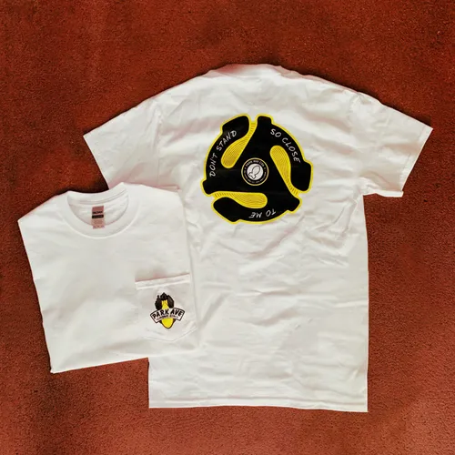 Park Ave CDs - 'Don't Stand So Close 45' T-Shirt [Small]