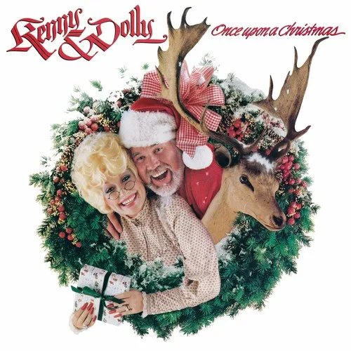 Kenny Rogers & Dolly Parton - Once Upon A Christmas vinyl record cover