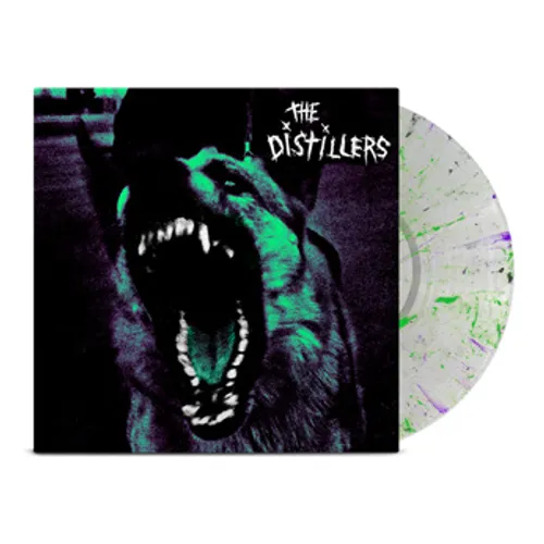 The Distillers - The Distillers (Purple/Pink swirl Vinyl) vinyl record cover